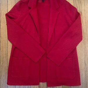 Talbots Red Tailored Jacket with Collar, PM
